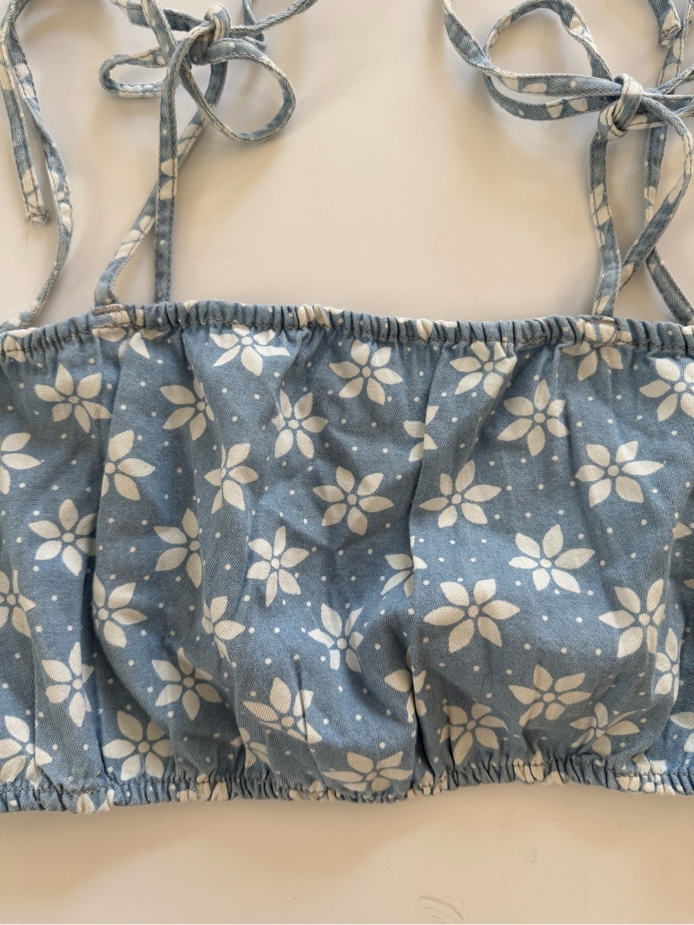 🏄‍♀️ Billabong x Wrangler Floral Crop Top – Size Medium 🐴 - Picture 3 of 6